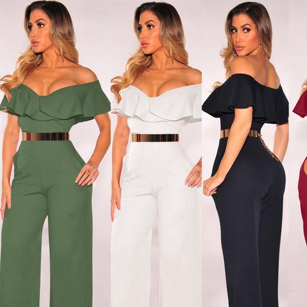 2021 new autumn women jumpsuits backless hollow out sequined sashes rompers femmle black white wide loose ruffled jumpsuits
2021 new autumn women jumpsuits backless hollow out sequined sashes rompers femmle black white wide loose ruffled jumpsuits