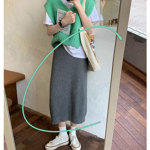 new 3 colors spring autumn knitting sweater 2021 women high waist long skirt soild color pencil skirts womens (x1704) x2a9, Black
new 3 colors spring autumn knitting sweater 2021 women high waist long skirt soild color pencil skirts womens (x1704) x2a9, Black