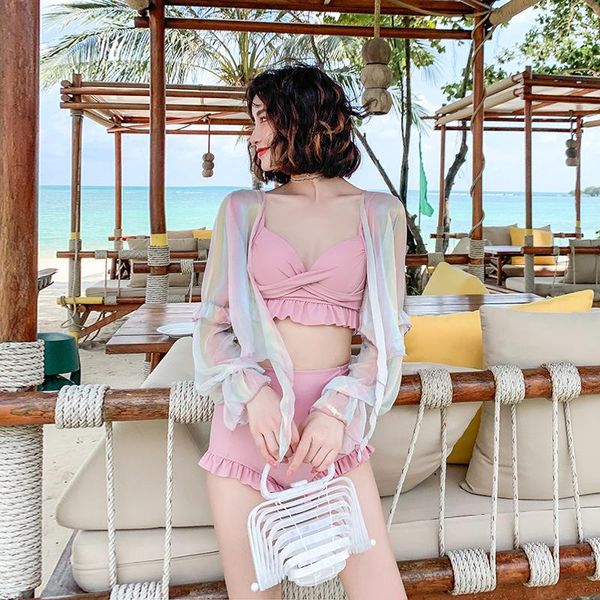 bikini 2021 pink bandeau swimsuit female swimwear women bikini set bather swimming beachwear for bathing suit
bikini 2021 pink bandeau swimsuit female swimwear women bikini set bather swimming beachwear for bathing suit