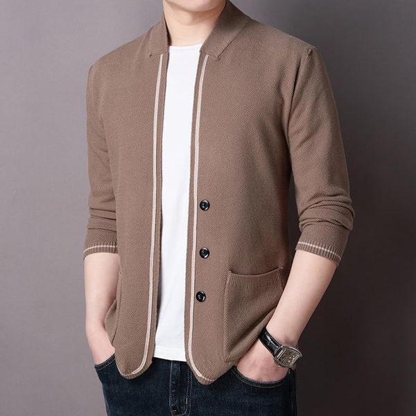 men's sweaters brand original cardigan men autumn sweater coats jacket solid color knitred slim fit pull homme wool sweatercoat y311, White;black
men's sweaters brand original cardigan men autumn sweater coats jacket solid color knitred slim fit pull homme wool sweatercoat y311, White;black