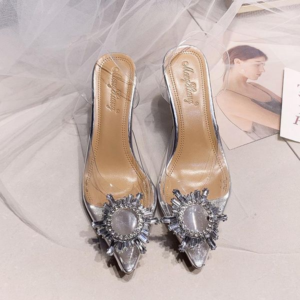 2021 pvc sandals women pointed clear crystal cup high heel stilettos pumps summer shoes peep toe women pumps size 43, Black
2021 pvc sandals women pointed clear crystal cup high heel stilettos pumps summer shoes peep toe women pumps size 43, Black
