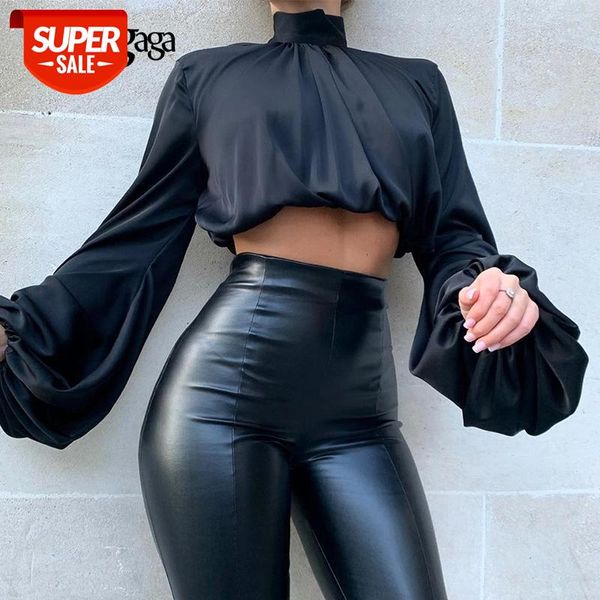 Darlingaga Fashion Chic Satin High Neck Blouse Shirt Women Long Puff Sleeve Ladies Tops Elastic Waist Soft Shirts Crop Top 2020 #ae1a, White
Darlingaga Fashion Chic Satin High Neck Blouse Shirt Women Long Puff Sleeve Ladies Tops Elastic Waist Soft Shirts Crop Top 2020 #ae1a, White