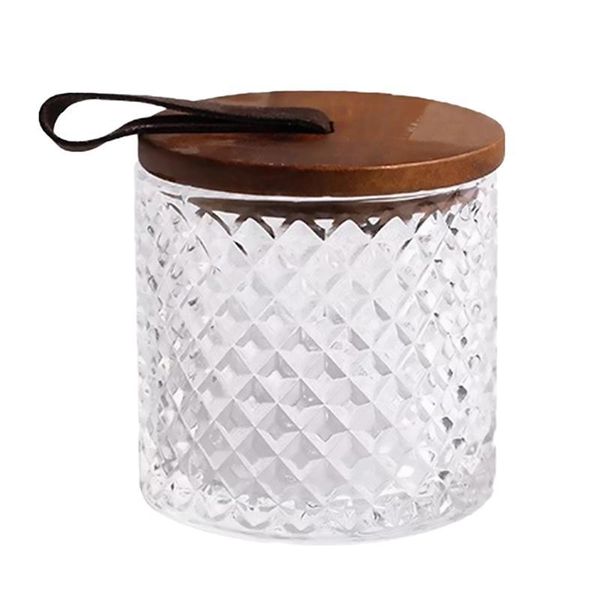 storage bottles & jars 1pc wooden cover glass jar jewelry box household pot coffee bean tea multigrain bottle kitchen supplies
storage bottles & jars 1pc wooden cover glass jar jewelry box household pot coffee bean tea multigrain bottle kitchen supplies