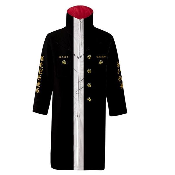 men's trench coats 2021 japan anime tokyo revengers men windbreaker cosplay costume women zipper long style turtleneck cartoon cloak, Tan;black
men's trench coats 2021 japan anime tokyo revengers men windbreaker cosplay costume women zipper long style turtleneck cartoon cloak, Tan;black