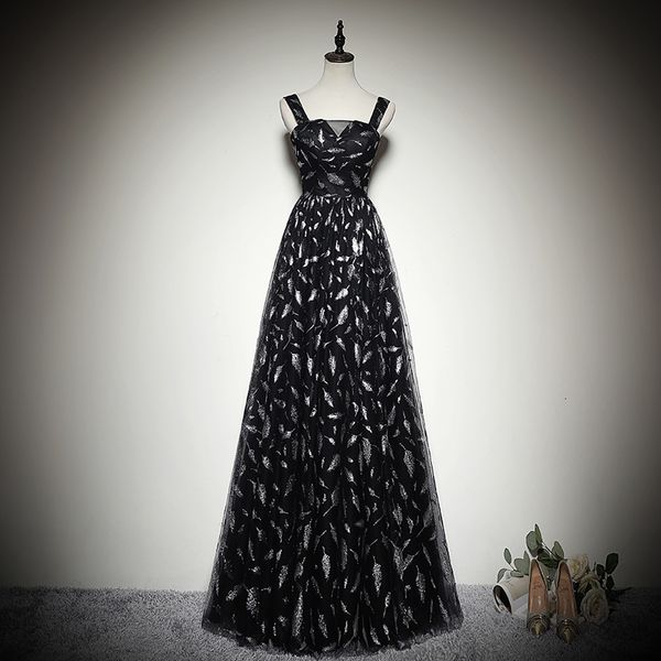 women sleeveless party backless costume dress wedding banquet evening prom ball gown vestido anvv, Black;gray
women sleeveless party backless costume dress wedding banquet evening prom ball gown vestido anvv, Black;gray