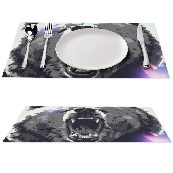 mats & pads bear cool poster rectangle table non slip heat resistant washable coffee kitchen pvc placemat 2pcs
mats & pads bear cool poster rectangle table non slip heat resistant washable coffee kitchen pvc placemat 2pcs