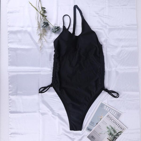 one-piece suits irregular one-shoulder strap elastic bikini swimsuit women's summer beachwear
one-piece suits irregular one-shoulder strap elastic bikini swimsuit women's summer beachwear