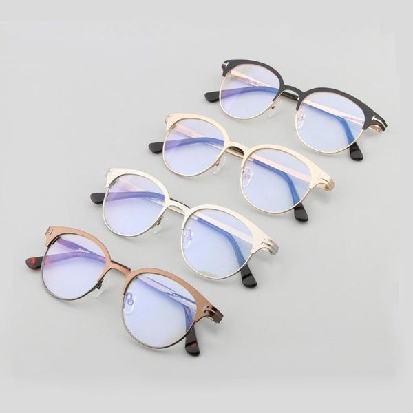 fashion sunglasses frames retro tom eyeglasses frame metal round half prescription glasses men tf5382 myopia eyewear optical lenses for wome, Black
fashion sunglasses frames retro tom eyeglasses frame metal round half prescription glasses men tf5382 myopia eyewear optical lenses for wome, Black