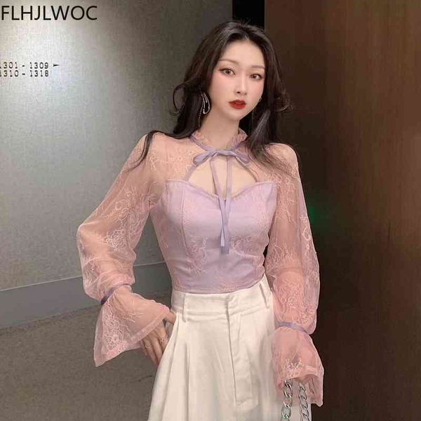 women's knits & tees cute sweet girls fashion women bow tie short crop blusas chic vintage purple black hollow out trans, White
women's knits & tees cute sweet girls fashion women bow tie short crop blusas chic vintage purple black hollow out trans, White