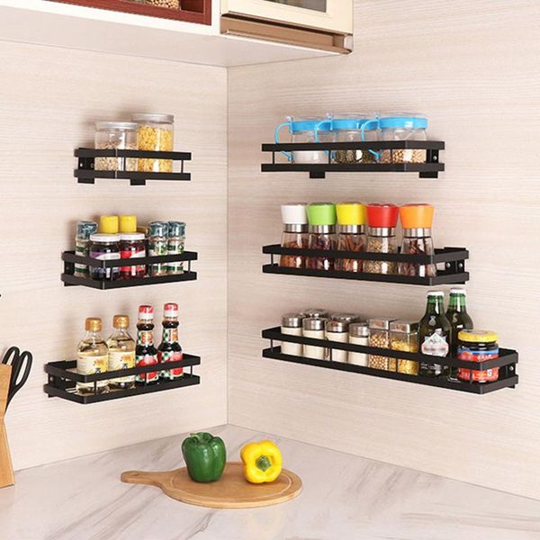 kitchen storage & organization baffect shelf for spice jars metal rack wall shelves holder expand space - support to paste/drill
kitchen storage & organization baffect shelf for spice jars metal rack wall shelves holder expand space - support to paste/drill