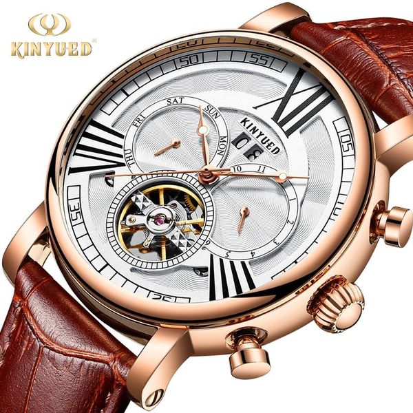 wristwatches kinyued automatic men's watches luxury men tourbillon watch multifunction mechanical wristwatch waterproof clock reloj hom, Slivery;brown
wristwatches kinyued automatic men's watches luxury men tourbillon watch multifunction mechanical wristwatch waterproof clock reloj hom, Slivery;brown