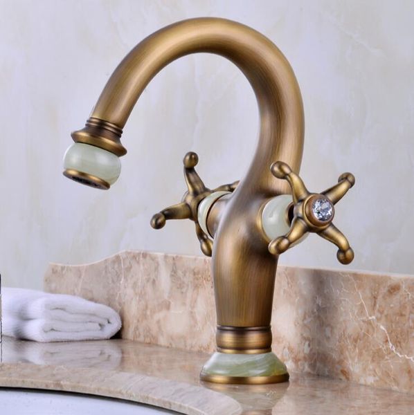 bathroom sink faucets retro antique jade double handle basin mixer tap noble gorgeous swivel faucet 4 colours
bathroom sink faucets retro antique jade double handle basin mixer tap noble gorgeous swivel faucet 4 colours