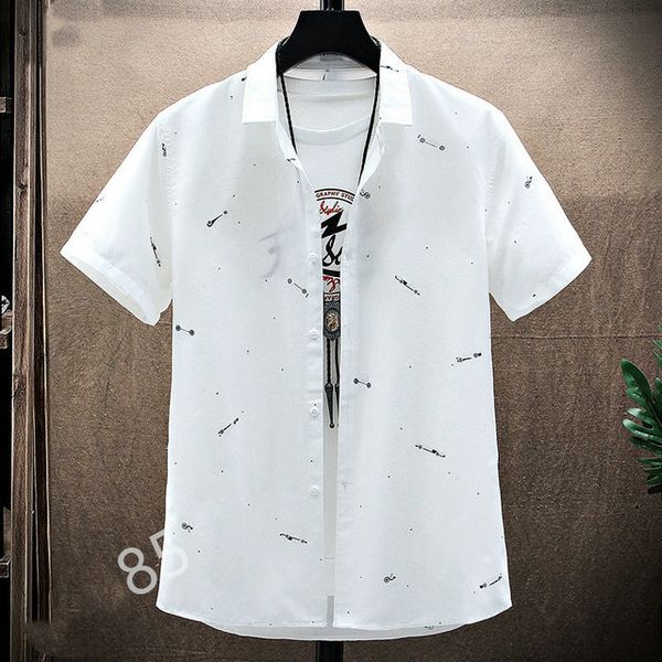 2021 mens shirt printed cardigan gold chain pattern trend short sleeve button slim fit fa casual clothes -3xl#06, White;black
2021 mens shirt printed cardigan gold chain pattern trend short sleeve button slim fit fa casual clothes -3xl#06, White;black