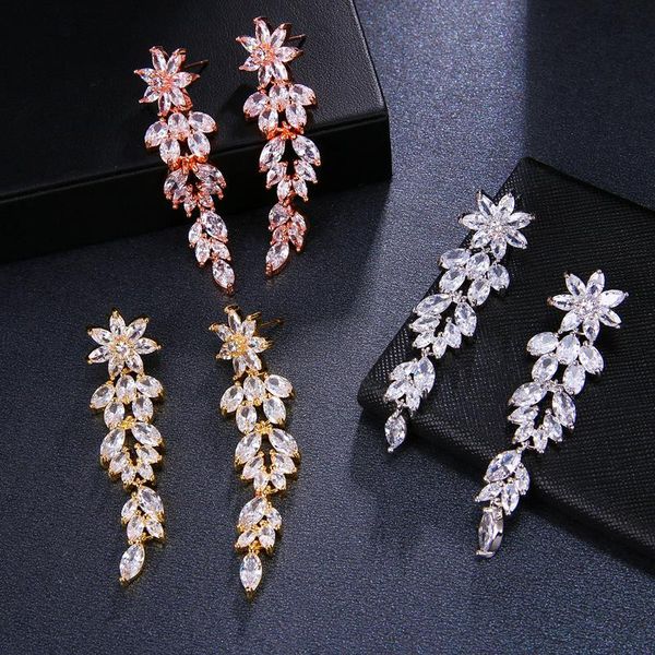 dangle & chandelier ekopdee luxury flower long tassel earrings women vintage bling cubic zirconia bridal female wedding jewelry, Silver
dangle & chandelier ekopdee luxury flower long tassel earrings women vintage bling cubic zirconia bridal female wedding jewelry, Silver