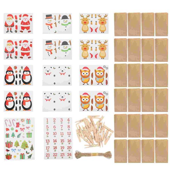 gift wrap 1 set of simple christmas packing bag pouch