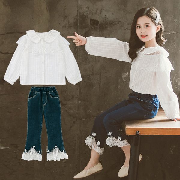 2021 new spring girls in white shirt flare link design pants 2pcs teenagers workout suits children clothes 8 12yrs jcom
2021 new spring girls in white shirt flare link design pants 2pcs teenagers workout suits children clothes 8 12yrs jcom