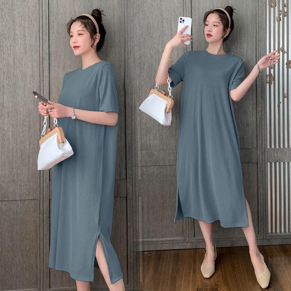 maternity dresses 32427# clothes summer cotton short sleeves loose stylish solid color dress pregnant women pregnancy, White
maternity dresses 32427# clothes summer cotton short sleeves loose stylish solid color dress pregnant women pregnancy, White