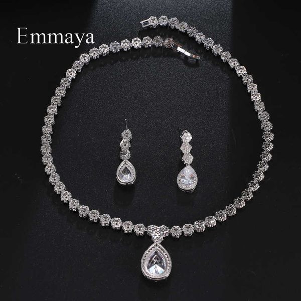 emmaya classical waterdrop appearance design jewelry set for women&girls fashion party exquisite decoration fancy gift h1022, Silver
emmaya classical waterdrop appearance design jewelry set for women&girls fashion party exquisite decoration fancy gift h1022, Silver