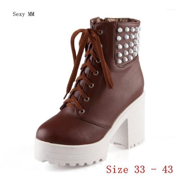 boots spring autumn platform square high heels ankle women short ladies shoes botas botte femme plus size 33 - 4311, Black
boots spring autumn platform square high heels ankle women short ladies shoes botas botte femme plus size 33 - 4311, Black