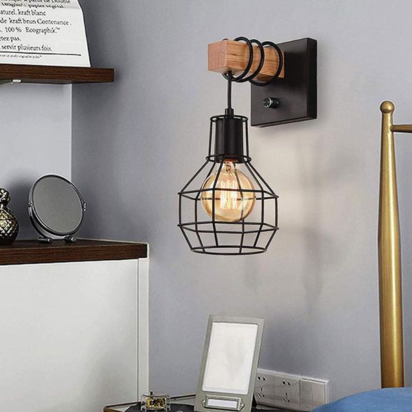 wall lamp vintage light 220v e27 indoor loft outdoor corridor lights industrial sconce bedside decor room (no bulb)
wall lamp vintage light 220v e27 indoor loft outdoor corridor lights industrial sconce bedside decor room (no bulb)