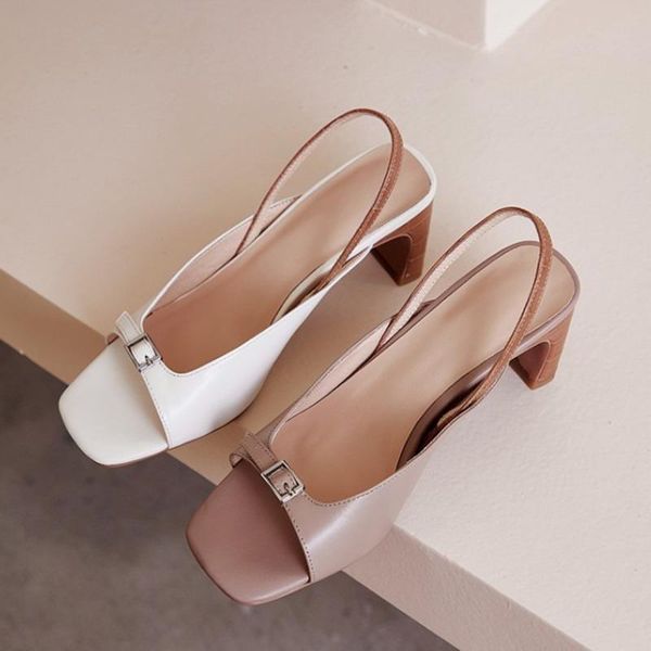sandals peep toe genuine leather women high heels square back strap shoes 2021 summer seeet casual ladies footwear, Black
sandals peep toe genuine leather women high heels square back strap shoes 2021 summer seeet casual ladies footwear, Black