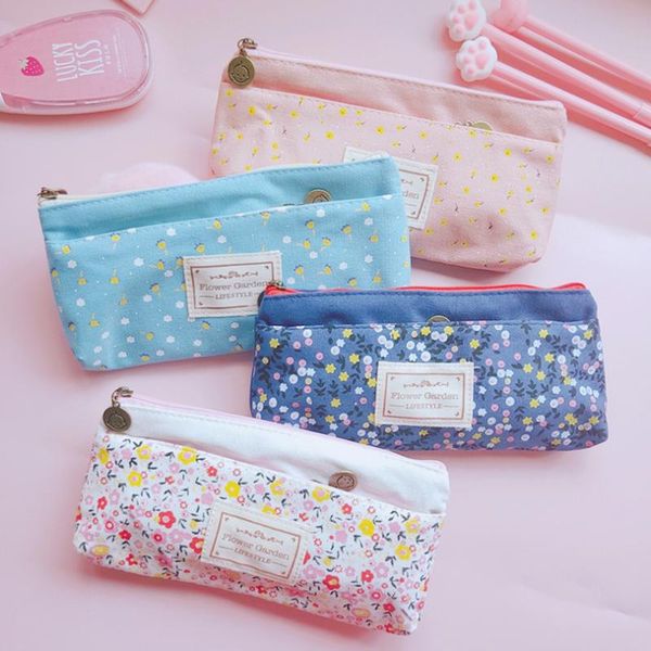 pencil cases flowers case kawaii bags for girls canvas trousse pen double zipper korean stationery school
pencil cases flowers case kawaii bags for girls canvas trousse pen double zipper korean stationery school