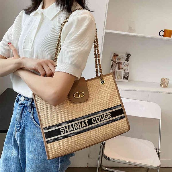 2022 factory wholesale western style straw chain bag women's summer fashion large capacity single shoulder tote bag 7xi1
2022 factory wholesale western style straw chain bag women's summer fashion large capacity single shoulder tote bag 7xi1