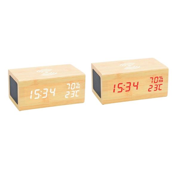 other clocks & accessories wood digital alarm clock bluetooth speaker wireless charging temperature humidity,bedroom bedside desk
other clocks & accessories wood digital alarm clock bluetooth speaker wireless charging temperature humidity,bedroom bedside desk