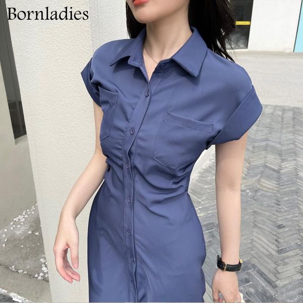 casual dresses bornladies summer turn-down collar short sleeve shirt dress women slim waist shirring office ladies vestido, Black;gray
casual dresses bornladies summer turn-down collar short sleeve shirt dress women slim waist shirring office ladies vestido, Black;gray