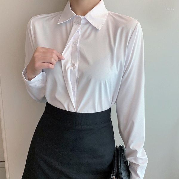 women's blouses & shirts mingliusili office wear 2021 fashion spring white plus size button up shirt long sleeve women stylish oversize
women's blouses & shirts mingliusili office wear 2021 fashion spring white plus size button up shirt long sleeve women stylish oversize