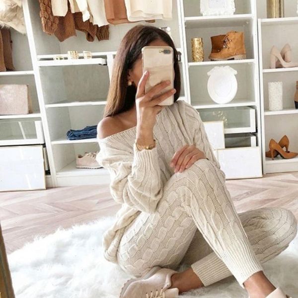 women sweater knitted 2 piece set long sleeve crop and long pants 2021 autumn winter sweater piece set outfits, Gray
women sweater knitted 2 piece set long sleeve crop and long pants 2021 autumn winter sweater piece set outfits, Gray