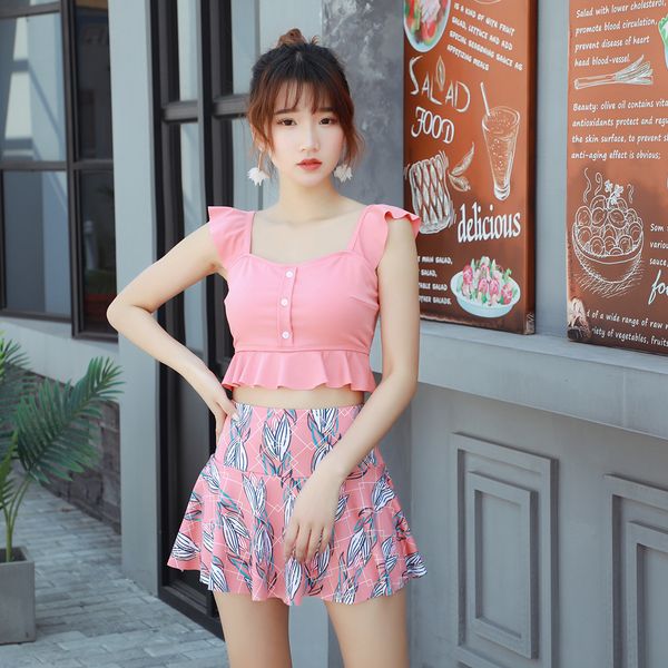 korean swimming suit women' split conservative flat angle student bikini show thin cover belly spring swimsuit, Red;black
korean swimming suit women' split conservative flat angle student bikini show thin cover belly spring swimsuit, Red;black