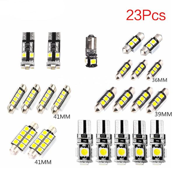 23pcs canbus led car interior inside light dome trunk map license plate lamp bulb
23pcs canbus led car interior inside light dome trunk map license plate lamp bulb