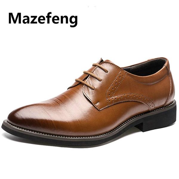 dress shoes genuine leather men brogues lace-up bullock business oxfords male formal plus size38-48, Black
dress shoes genuine leather men brogues lace-up bullock business oxfords male formal plus size38-48, Black