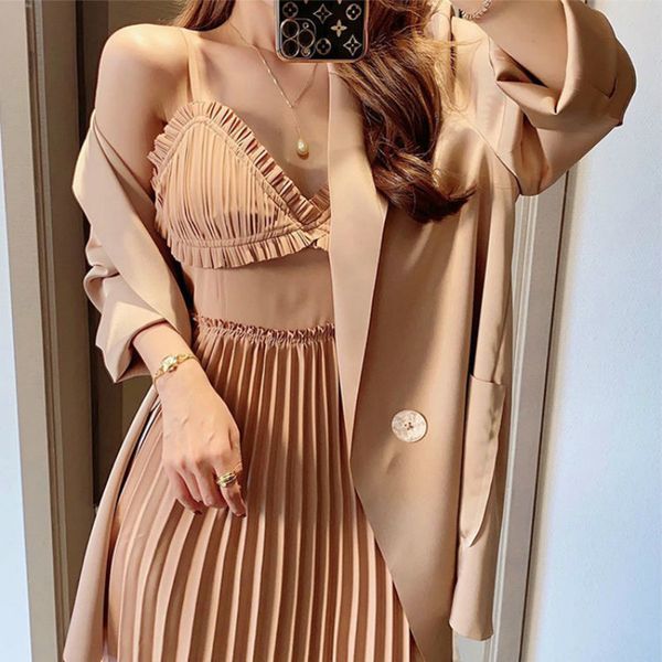 autumn of high-quality women dressed in plight feminine garment blazer jacket and girdle elegant suit dress party y454 i20z, Black;gray
autumn of high-quality women dressed in plight feminine garment blazer jacket and girdle elegant suit dress party y454 i20z, Black;gray