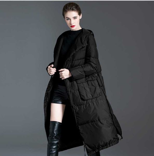 women's trench coats women white duck down jacket winter over the knee coat long thickening warm hooded for female parka overcoats, Tan;black
women's trench coats women white duck down jacket winter over the knee coat long thickening warm hooded for female parka overcoats, Tan;black