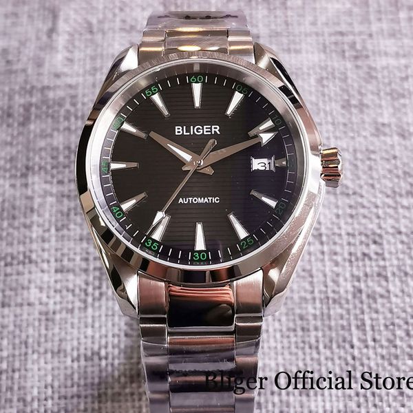 bliger brand 40mm mechanical men watch 24 jewels nh35a steel bracelet seeing glass backcover screwdown crown, Slivery;brown
bliger brand 40mm mechanical men watch 24 jewels nh35a steel bracelet seeing glass backcover screwdown crown, Slivery;brown