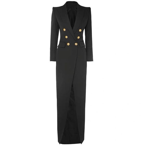 casual dresses 2021 spring x-long ol blazer split dress women notched slim double breasted package hip party, Black;gray
casual dresses 2021 spring x-long ol blazer split dress women notched slim double breasted package hip party, Black;gray