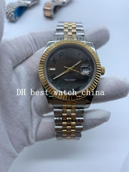 2021 asia men's watch 41mm 126333 stainless steel/gold slate roman numerals dial bracelet, Slivery;brown
2021 asia men's watch 41mm 126333 stainless steel/gold slate roman numerals dial bracelet, Slivery;brown