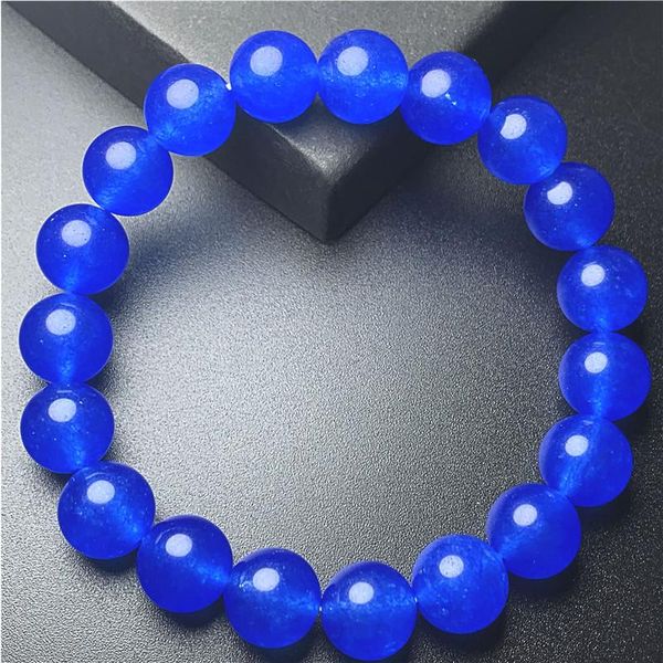 beaded, strands natural stone aquamarines bracelets round beads elasticity rope blue crystal yoga women men bracelet pulsera ho, Black
beaded, strands natural stone aquamarines bracelets round beads elasticity rope blue crystal yoga women men bracelet pulsera ho, Black