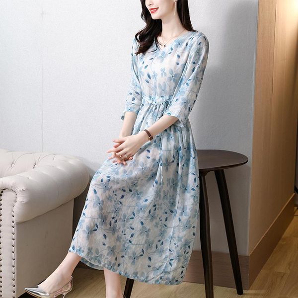 casual dresses aesthetic cotton and linen dress women 2021 summer loose drawstring print female plus size light floral lady, Black;gray
casual dresses aesthetic cotton and linen dress women 2021 summer loose drawstring print female plus size light floral lady, Black;gray