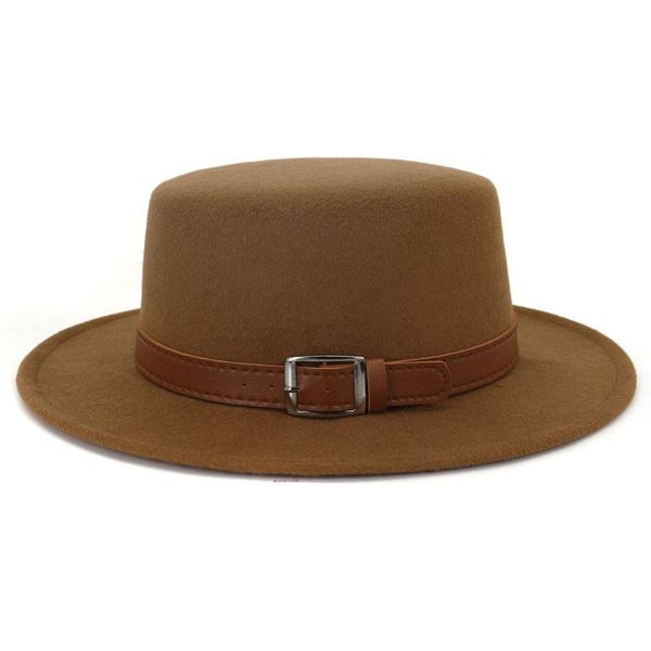 wide brim hats simple hat panama solid color felt fedoras for men women artificial wool blend jazz cap, Blue;gray
wide brim hats simple hat panama solid color felt fedoras for men women artificial wool blend jazz cap, Blue;gray