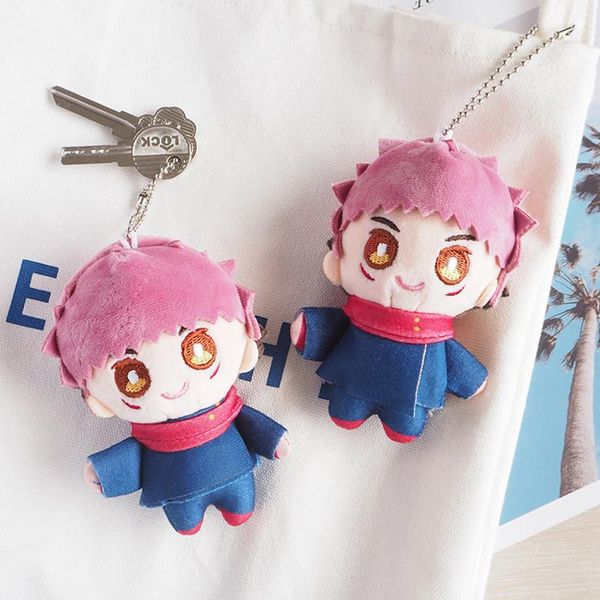keychains anime jujutsu kaisen keychain itadori yuji plush toy stuffed key ring bagpack phone pendant cosplay accessories, Silver
keychains anime jujutsu kaisen keychain itadori yuji plush toy stuffed key ring bagpack phone pendant cosplay accessories, Silver
