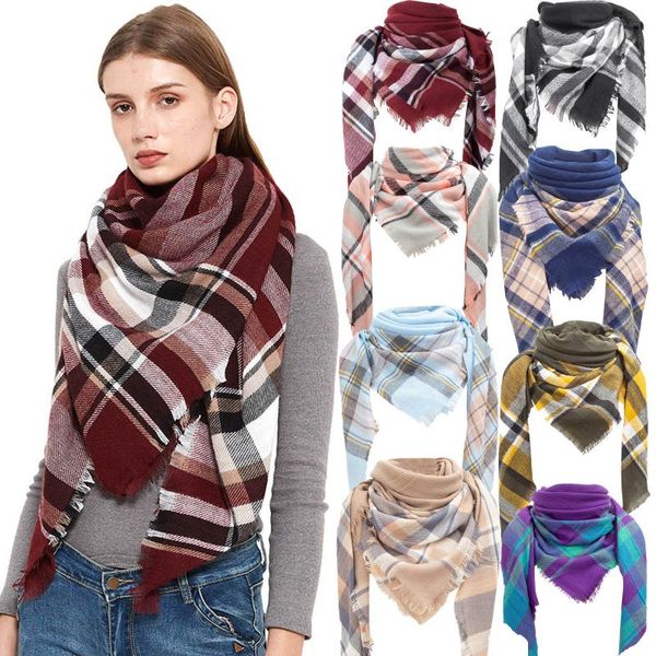 scarves tassel scarf cashmere women plaid winter warm shawl bandana long female foulard thick blanket 1130, Blue;gray
scarves tassel scarf cashmere women plaid winter warm shawl bandana long female foulard thick blanket 1130, Blue;gray
