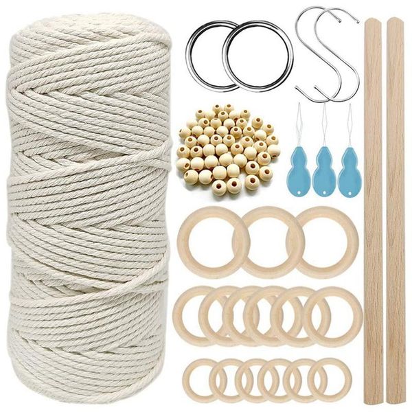 decorative objects & figurines macrame cotton cord m with beads wooden rope rod hooks for plant wall hangers kit
decorative objects & figurines macrame cotton cord m with beads wooden rope rod hooks for plant wall hangers kit