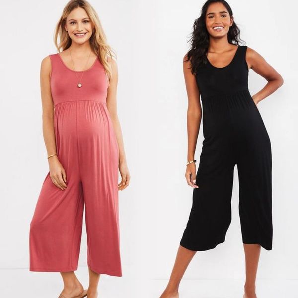 maternity bottoms loose rompers clothes trousers pregnant women sleeveless pregnancy pants hakama solid ladies summer jumpsuit clothings, White
maternity bottoms loose rompers clothes trousers pregnant women sleeveless pregnancy pants hakama solid ladies summer jumpsuit clothings, White