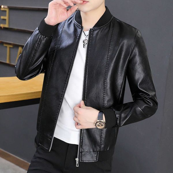 autumn 2020 new men's fashion leisure youth trend versatile pu leather c508winter, Black
autumn 2020 new men's fashion leisure youth trend versatile pu leather c508winter, Black