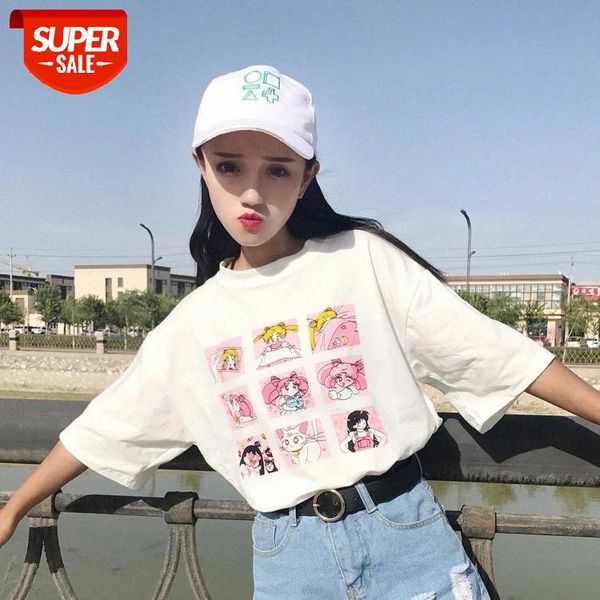 sunfiz yf summer funny kawaii cartoon sailor moon letters printed o-neck short sleeve women clothing girls tee white pink #yt5z
sunfiz yf summer funny kawaii cartoon sailor moon letters printed o-neck short sleeve women clothing girls tee white pink #yt5z