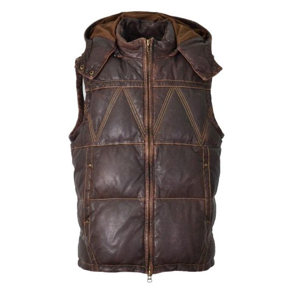 men's leather & faux 2021 hooded down vintage italy sheepskin genuine vest men winter sleeveless coat male, Black
men's leather & faux 2021 hooded down vintage italy sheepskin genuine vest men winter sleeveless coat male, Black