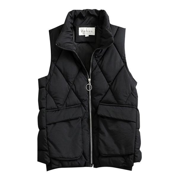 women's down & parkas women winter short windproof vest coat outwear overcoat oversized puffer jacket cotton padded, Black
women's down & parkas women winter short windproof vest coat outwear overcoat oversized puffer jacket cotton padded, Black